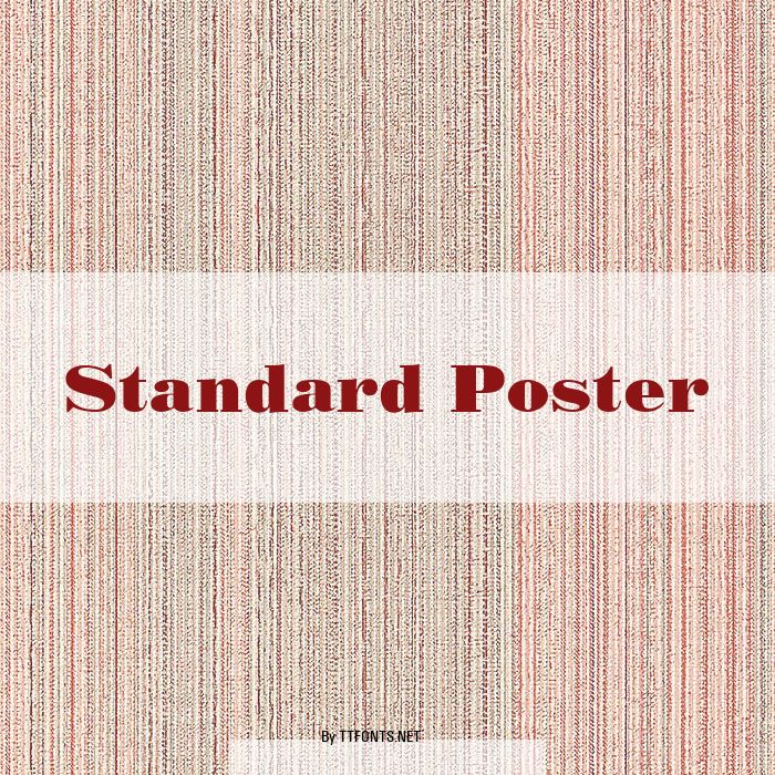 Standard Poster example